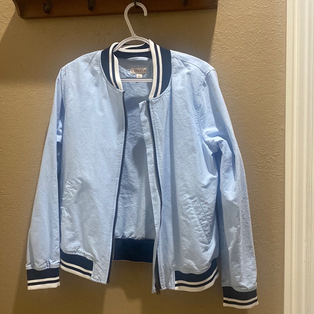 Baby blue Merona light jacket size large